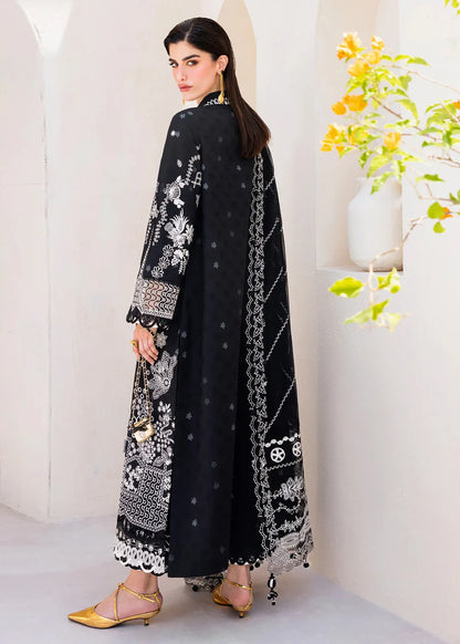 Eclipse Black Lawn Kurta Set (3-Piece)