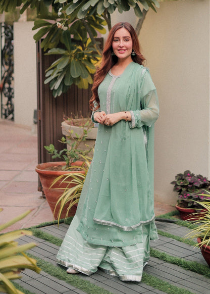 Ocean Pearl - 3pc Chiffon