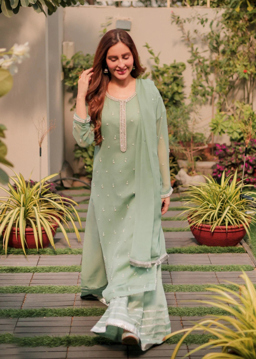 Ocean Pearl - 3pc Chiffon